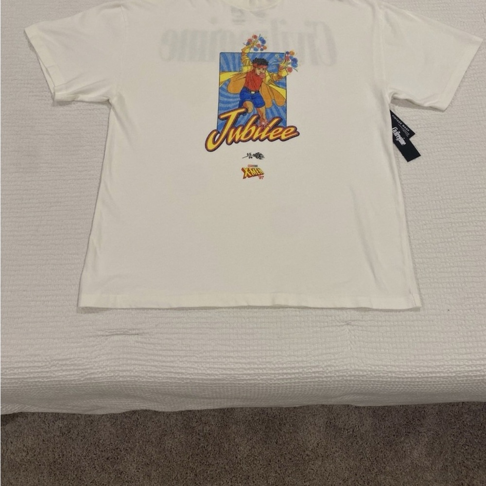 Jubilee White Graphic Tee for Men